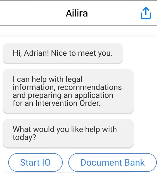 Ailira – Domestic Violence Assistant Beta Testing Now Open